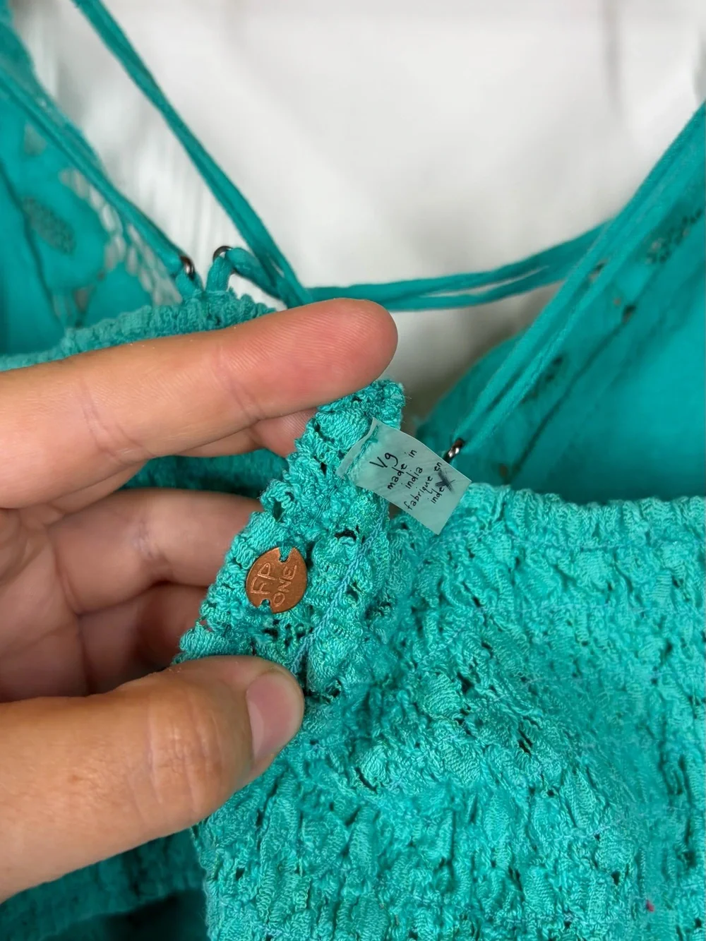 Free People Adella Lace Bralette Size Large